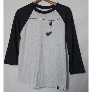 Monster Energy Drink M Shirt Baseball Raglan Gray Sneakers Shoefiti Shoe Toss
